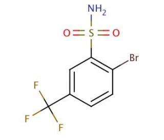 2-Bromo-5-(trifluoromethyl)benzenesulfonamide (CAS 351003-61-7) - chemical structure image