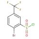 2-Bromo-5-(trifluoromethyl)benzenesulfonyl chloride (CAS 176225-08-4) - chemical structure image