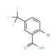 2-Bromo-5-(trifluoromethyl)benzoic acid (CAS 1483-56-3) - chemical structure image
