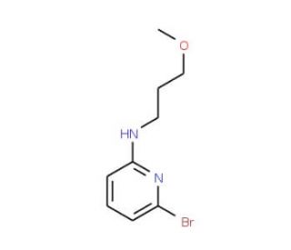 2-Bromo-6-(3-methoxypropylamino)pyridine (CAS 29449-90-9) - chemical structure image