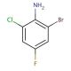 2-Bromo-6-chloro-4-fluoroaniline (CAS 201849-14-1) - chemical structure image