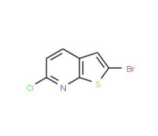 2-Bromo-6-chlorothieno[2,3-b]pyridine (CAS 68236-35-1) - chemical structure image
