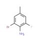 2-Bromo-6-fluoro-4-methylaniline (CAS 18349-09-2) - chemical structure image