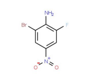 2-Bromo-6-fluoro-4-nitroaniline - chemical structure image