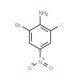 2-Bromo-6-fluoro-4-nitroaniline - chemical structure image