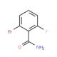 2-Bromo-6-fluorobenzamide (CAS 107485-63-2) - chemical structure image