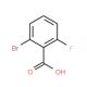 2-Bromo-6-fluorobenzoic acid (CAS 2252-37-1) - chemical structure image