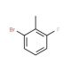 2-Bromo-6-fluorotoluene (CAS 1422-54-4) - chemical structure image