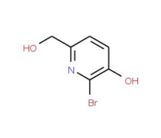 2-Bromo-6-(hydroxymethyl)-3-pyridinol - chemical structure image