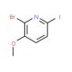 2-Bromo-6-iodo-3-methoxypyridine (CAS 321535-37-9) - chemical structure image