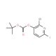 2-Bromo-6-iodopyridin-3-yl tert-butyl carbonate (CAS 1087659-26-4) - chemical structure image