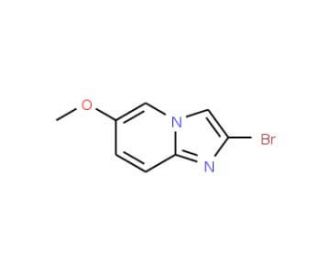 2-Bromo-6-methoxyimidazo[1,2-a]pyridine (CAS 1042141-33-2) - chemical structure image