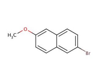 2-Bromo-6-methoxynaphthalene (Naproxen Impurity N) (CAS 5111-65-9) - chemical structure image
