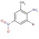 2-Bromo-6-methyl-4-nitroaniline (CAS 102170-56-9) - chemical structure image