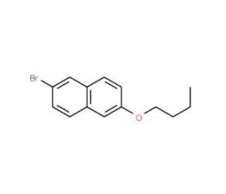2-Bromo-6-n-butoxynaphthalene (CAS 66217-20-7) - chemical structure image