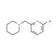 2-Bromo-6-piperidin-1-ylmethylpyridine (CAS 103923-00-8) - chemical structure image