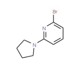 2-Bromo-6-pyrrolidin-1-ylpyridine (CAS 230618-41-4) - chemical structure image