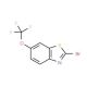 2-Bromo-6-(trifluoromethoxy)benzothiazole (CAS 628725-99-5) - chemical structure image