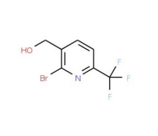 [2-Bromo-6-(trifluoromethyl)-3-pyridinyl]methanol - chemical structure image