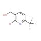 [2-Bromo-6-(trifluoromethyl)-3-pyridinyl]methanol - chemical structure image