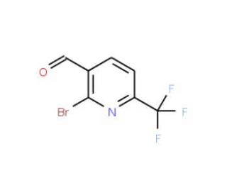 2-Bromo-6-(trifluoromethyl)nicotinaldehyde - chemical structure image