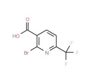 2-Bromo-6-(trifluoromethyl)nicotinic acid (CAS 749875-07-8) - chemical structure image