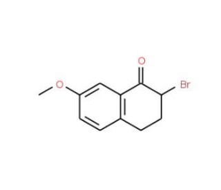 2-Bromo-7-methoxy-1-tetralone (CAS 85928-57-0) - chemical structure image