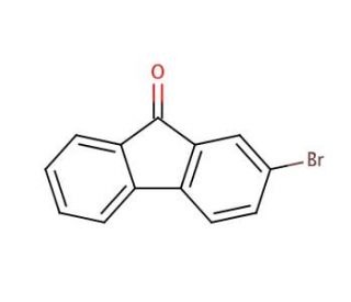 2-Bromo-9-fluorenone (CAS 3096-56-8) - chemical structure image