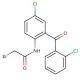 2-Bromo-acetamide-2′,5-dichlorobenzophenone - chemical structure image