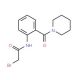 2-Bromo-N-[2-(1-piperidinylcarbonyl)phenyl]-acetamide - chemical structure image