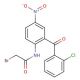 2-Bromo-N-[2-(2-chlorobenzoyl)-4-nitrophenyl]acetamide - chemical structure image