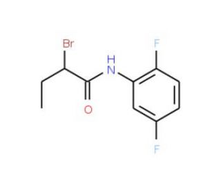 2-Bromo-N-(2,5-difluorophenyl)butanamide - chemical structure image