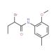 2-Bromo-N-(2-methoxy-5-methylphenyl)butanamide - chemical structure image