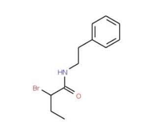 2-Bromo-N-(2-phenylethyl)butanamide - chemical structure image