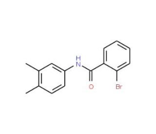 2-Bromo-N-(3,4-dimethylphenyl)benzamide (CAS 303991-53-9) - chemical structure image