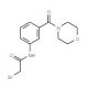 2-Bromo-N-[3-(4-morpholinylcarbonyl)phenyl]-acetamide - chemical structure image