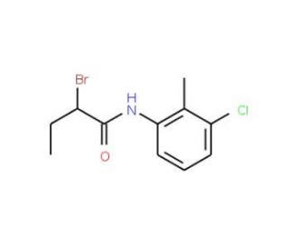 2-Bromo-N-(3-chloro-2-methylphenyl)butanamide - chemical structure image