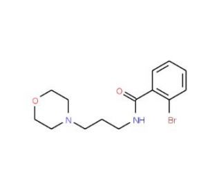 2-Bromo-N-(3-morpholin-4-yl-propyl)-benzamide - chemical structure image