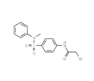 2-Bromo-N-{4-[(methylanilino)sulfonyl]-phenyl}acetamide - chemical structure image