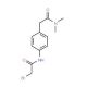 2-Bromo-N-{4-[2-(dimethylamino)-2-oxoethyl]-phenyl}acetamide - chemical structure image