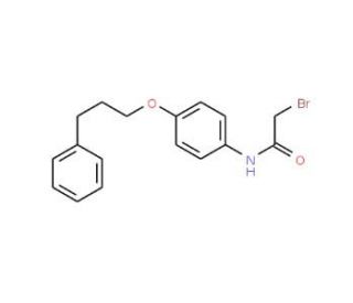 2-Bromo-N-[4-(3-phenylpropoxy)phenyl]acetamide - chemical structure image