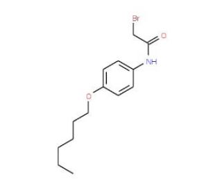2-Bromo-N-[4-(hexyloxy)phenyl]acetamide - chemical structure image