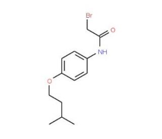 2-Bromo-N-[4-(isopentyloxy)phenyl]acetamide - chemical structure image