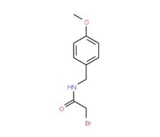 2-Bromo-N-(4-methoxybenzyl)acetamide - chemical structure image
