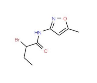 2-bromo-N-(5-methylisoxazol-3-yl)butanamide - chemical structure image