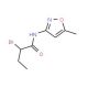 2-bromo-N-(5-methylisoxazol-3-yl)butanamide - chemical structure image