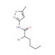 2-bromo-N-(5-methylisoxazol-3-yl)hexanamide - chemical structure image