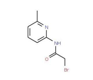 2-Bromo-N-(6-methyl-pyridin-2-yl)-acetamide - chemical structure image