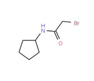 2-Bromo-N-cyclopentylacetamide (CAS 883521-80-0) - chemical structure image