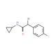 2-bromo-N-cyclopropyl-2-(4-fluorophenyl)acetamide - chemical structure image